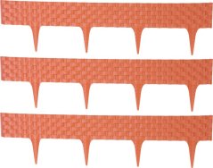 Palisáda RattanPalisade 2,40 m, terakota, bal. 3 ks, 820x95/200 mm, UV