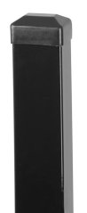 Strend Pro EUROSTANDARD stup, 1700/60x40/1,25 mm, antracit, kvadrat, kapa, Zn+PVC, RAL7016