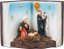 MagicHome Weihnachtsdekoration, Krippe im Buch, LED, Innenbereich, 13,5x8x9,5 cm