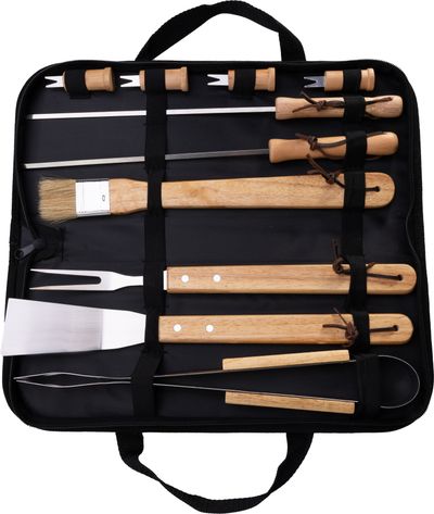 Strend Pro Grill set alata, za roštiljanje i pečenje, 11-dijelni, u vrećici