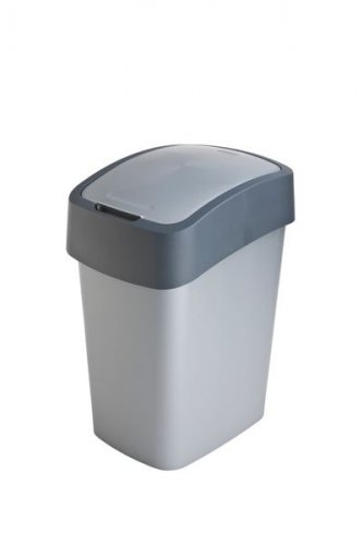 Coș Curver® PACIFIC FLIP BIN 25 litri, 34x26x47 cm, antracit/gri, pentru deșeuri