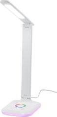 Lampa Strend Pro, stołowa, sterowanie dotykowe, ściemnianie, RGB, podświetlana podstawa, 4 W, biała