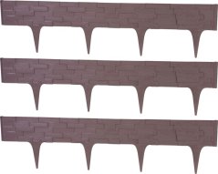 Palisade StonePalisade L-2,37 m, temno rjava, pak. 3 kosi, 790x95/200 mm, UV