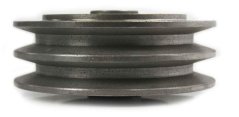Odstredivá spojka pre motor, priemer 147 mm, hriadeľ 25 mm, 2 remenice, MAR-POL