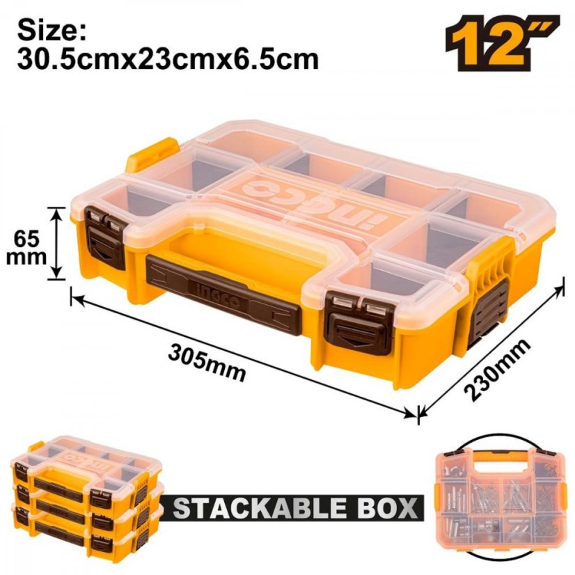 Stapelbarer Organizer 30,5 x 23 x 6,5 cm INGCO