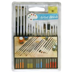 Set čopičev G0446 • umetniški, 15 kosov (akce)