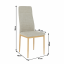 Krzesło, beżowa tkanina/buk, COLETA NOVA