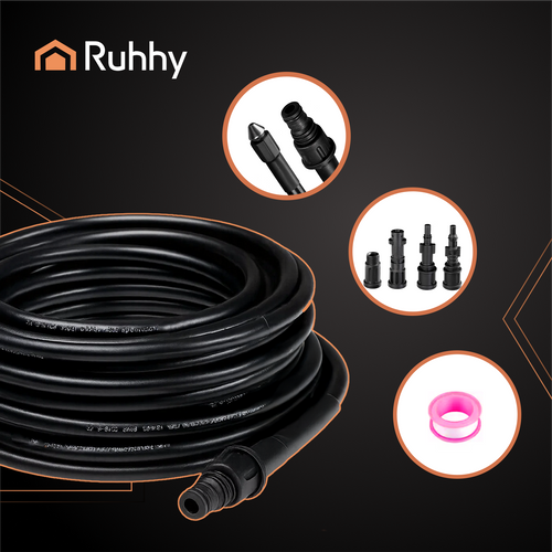 Crijevo za čišćenje cijevi s adapterom 20 m Ruhhy 26133 (akce)