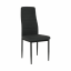 Krzesło, ciemnoszara tkanina/czarny metal, COLETA NOVA