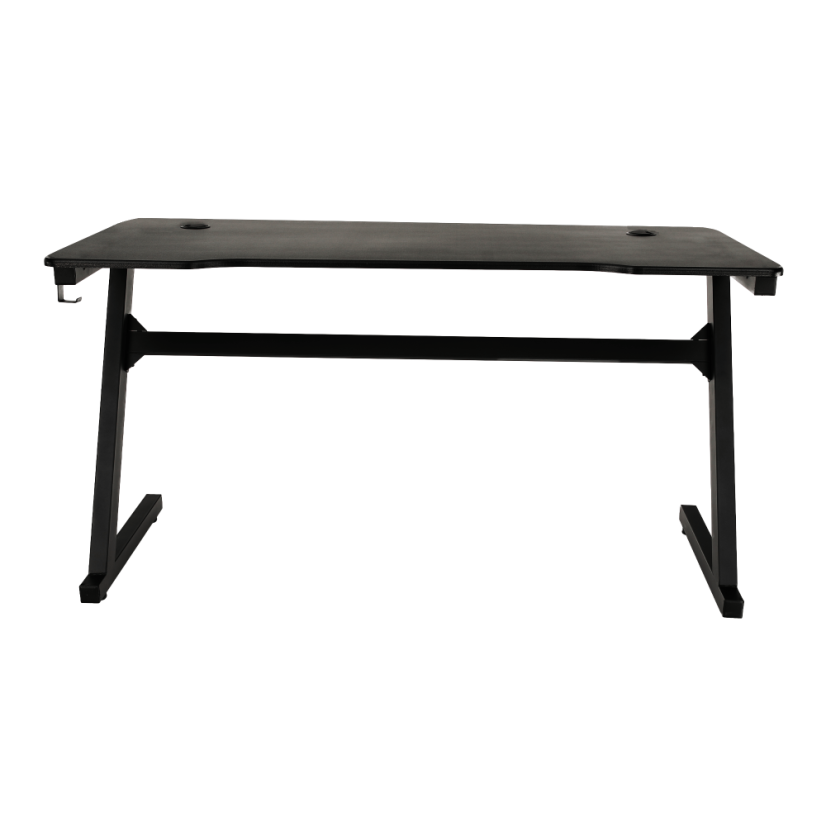 Spieltisch/Computertisch, schwarz/rot, MACKENZIE 140cm