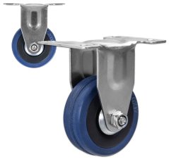 Roată din cauciuc de 50 mm, capacitate de încărcare de 30 kg, GEKO