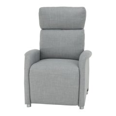 Fotel rozkładany, szara tkanina, FOREST