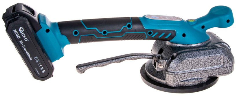 Akku-Vibrationssauger für Fliesen und Pflaster, 2x 21V Akku, GEKO