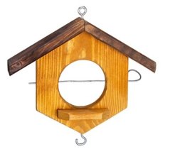 Krmítko pre vtáky TD426.BR 14,5/23x7x18,5/23 cm drevo
