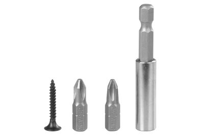 Strend Pro Schraubenset, für Gipskarton/Metall, 3,5x25 mm, mit 2x Bits und Magnethalter, 1000-tlg.