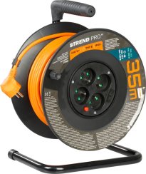 Kábel Strend Pro DG-FB04 35 m, predlžovací na bubne, prierez 1,5mm2