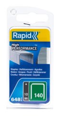 Spona RAPID 140, 10 mm, 648 ks, sponky pre sponkovačky, spony (akce)