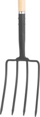 Vilice F5125, 4-krake, s D ručkom, Drvo:Ruka