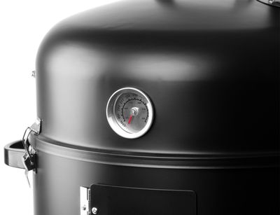 Roštilj Strend Pro Smoker, BBQ, na drveni ugljen, 3 u 1 roštiljanje, dimljenje i dimljenje u vodi, 440x780 mm