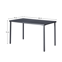 Vrtni stol, crni, SALTON