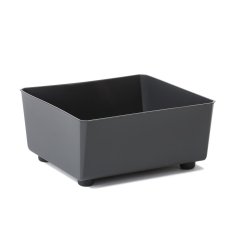 Cvetlični lonček UH 285x285 mm Saga bonsaj/zelišča črna KLC