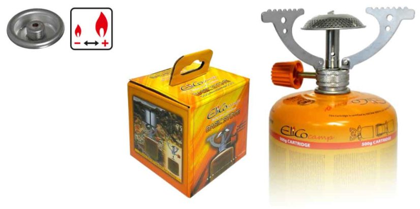 Kempingový varič BASIC s reguláciou, 7/16”, Elico