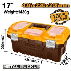 Kufrík na náradie 17" INGCO