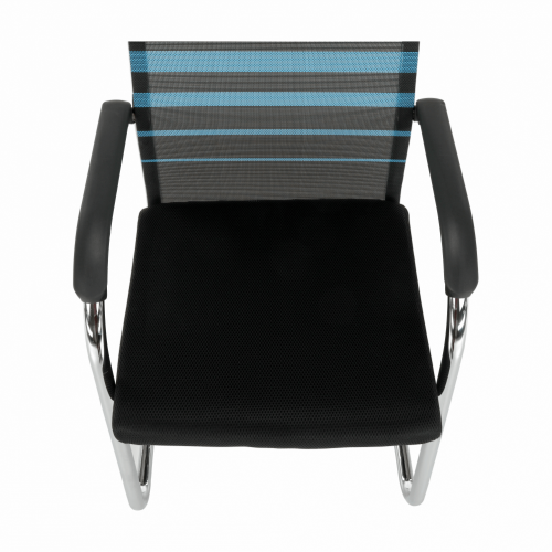 Stolica za sastanke, plava/crna, ESIN