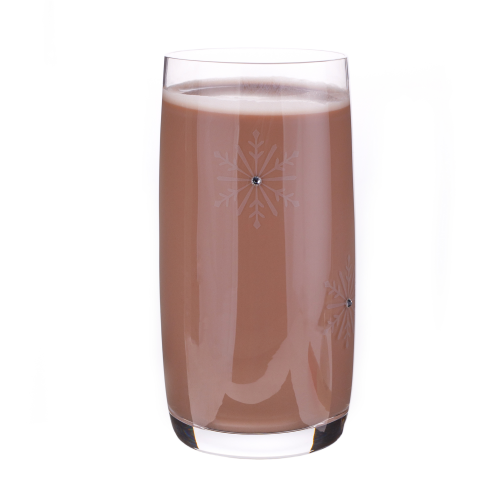 TEMPO-KONDELA SNOWFLKE DRINK, pahare cu apa, set 4, cu cristale, 460 ml