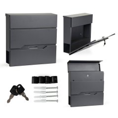 Horganyzott acélból készült újságos postaláda