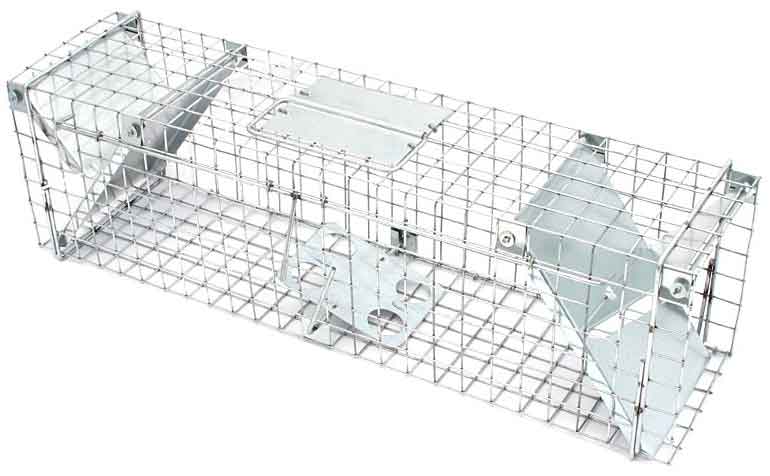 Past za kune, podgane in kune, 65x17x20cm, dvojni vhod, XL-TOOLS