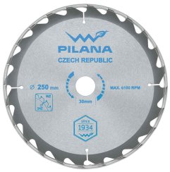 Pílový kotúč s SK plátkami 300x2,8x30 zuby 28 WZ, PILANA