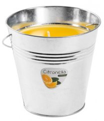 Svíčka Citronella CB162, repelentní, kbelík, 510 g, 150x150 mm