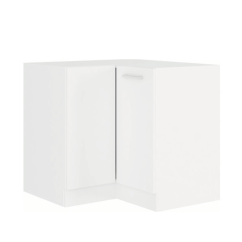 Eckunterschrank, weiß, SPLIT 89x89 DN 1F BB