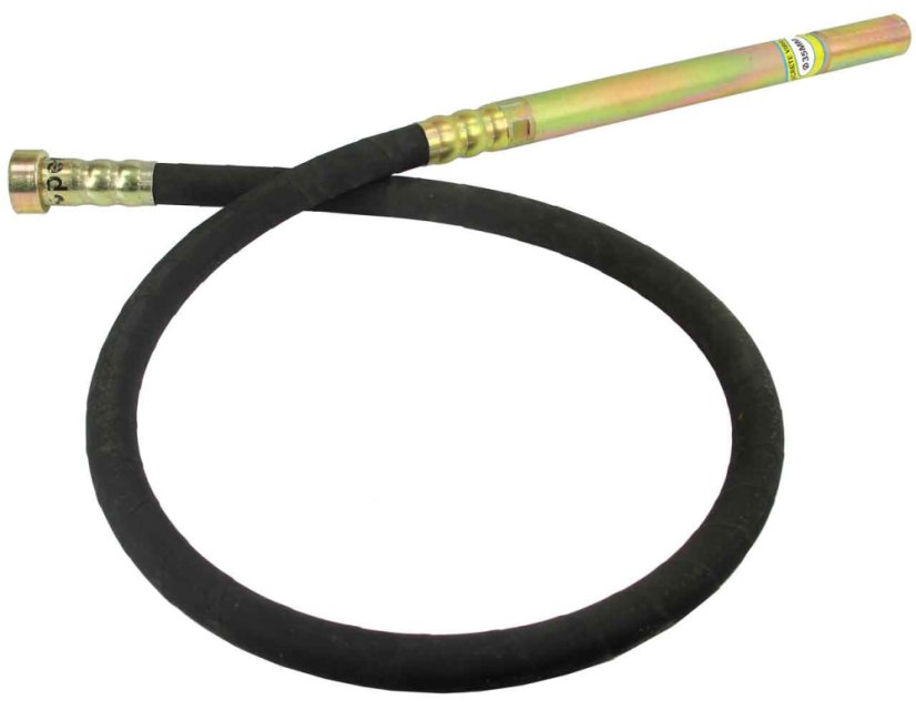 Betonrüttler 1.250 W, Klemmung mit Mutter, 4.500 U/min, Schlauch 2 m, Durchmesser 35 mm,