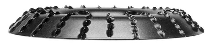 Rašpľa do uhlovej brúsky šikmá, 45°, 125 x 22,2 mm vysoký zub, TARPOL, T-89
