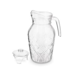 Džbán sklo 1,7L + veko RICARDO