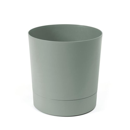 Kvetináč s miskou UH o280 mm Aura sivozelený výška 294 mm