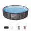 Basen Bestway® Steel Pro MAX, 5614Z, filtr, pompa, drabina, plandeka, 4,27mx 1,07m