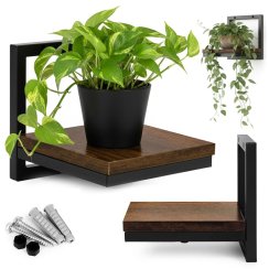 Nástenný stojan na rastliny Závesná polica na kvety Dekorácie Loft ModernHome