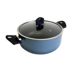 Kastról s pokrievkou a nepriľnavým povrchom NOIA 24 cm modrá