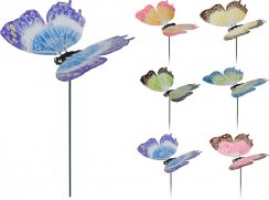 Dekoracja motylkowa naklejana 40 cm mix