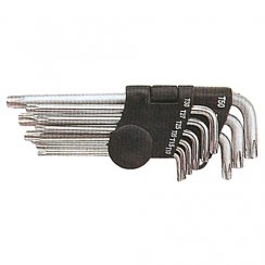 Strend Pro HK0042 set ključeva, 9 dijelova, T10-T50, Torx, nasadni