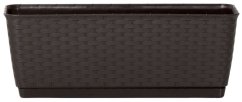 Virágcserép RATOLLA P 6 lit, barna, szőnyeggel