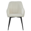 Designer-Sessel, creme/schwarz, VAJRO