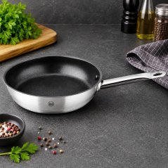 Nerezová panvica s nepriľnavým povrchom 24 cm PRO-X