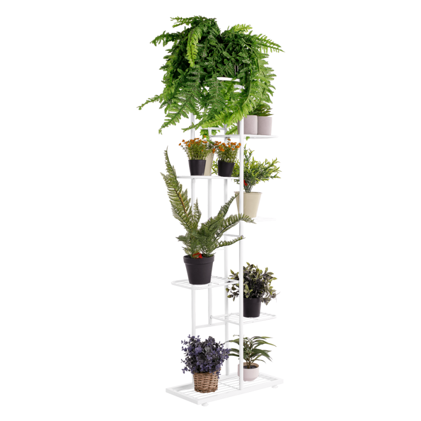 Metallständer für Blumen, weiß, BAMIR TYP 2
