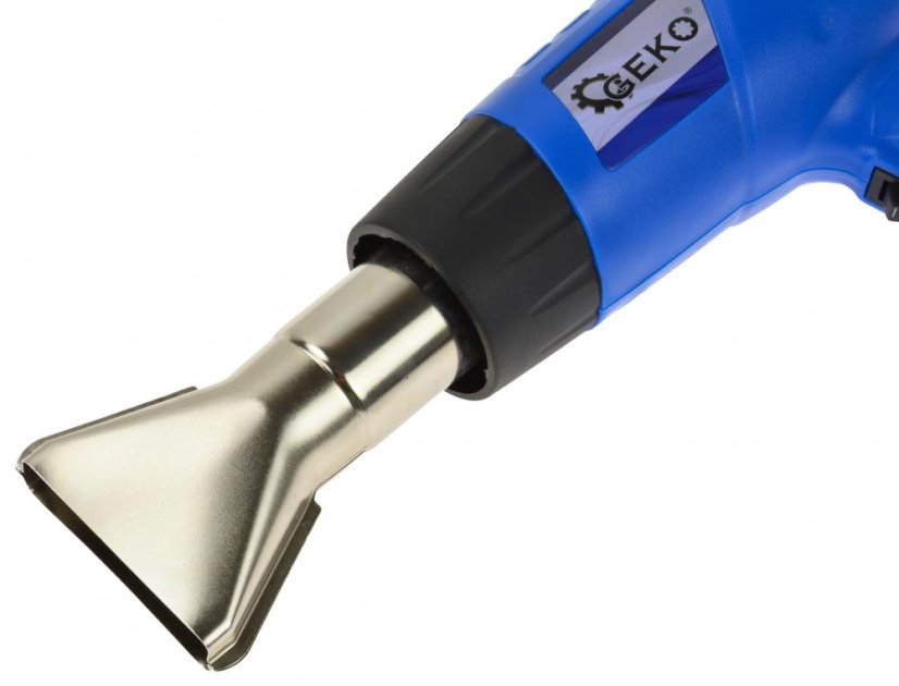 Heißluftpistole 2.000 W, 4 Düsen, 2 Temperaturstufen, 350/550 C°, GEKO