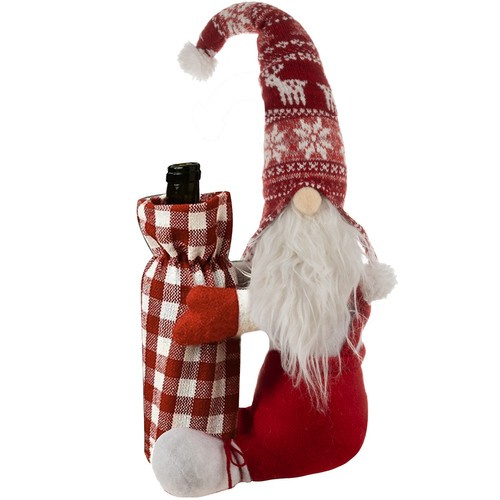Weihnachtself mit Flaschentasche Ruhhy 22508 (akce)