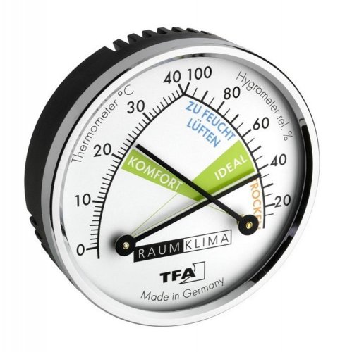 Termometer in higrometer UH okrogel KLC
